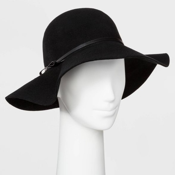 a new day Accessories - Target Felt Floppy Hat in Black by A New Day B3